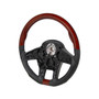 18" YourGrip Leather And Wood Steering Wheel For 2012-2021 Peterbilt 579 & 2013-2021 Kenworth T680