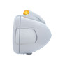 Chrome Guide 682-C Headlight H4 With 10 Amber LED & Dual Mode LED Signal - Amber Lens
