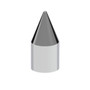 15/16" X 2-1/2" CHROME PLASTIC SPIKE NUT COVER - PUSH-ON (COLOR BOX OF 60)