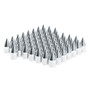 15/16" X 2-1/2" CHROME PLASTIC SPIKE NUT COVER - PUSH-ON (COLOR BOX OF 60)