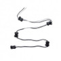 2 PRONG PLUG WIRING HARNESS WITH 5 PLUGS & 7" LEAD