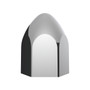 15/16" x 1 5/8" Chrome Plastic Bullet Nut Covers - Push-On (10-Pack)