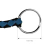 AIR HORN PULL BRAIDED CORD - BLUE/BLACK