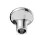 1/2"-13 THREAD-ON GEARSHIFT KNOB WITH MEXICO FLAG STICKER - CHROME
