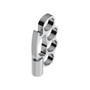 1/2"-13 THREAD-ON KNUCKLE GEARSHIFT KNOB - CHROME
