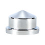 3/4" X 7/8" CHROME PLASTIC POINTED NUT COVERS - PUSH-ON (COLOR BOX OF 10)