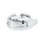 CHROME PLASTIC FUEL CAP COVER FOR PETERBILT - LOCKING