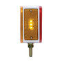 39 LED Reflector Double Face Turn Signal Light - Amber & Red LED/Amber & Red Lens - Passenger