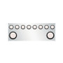 Rear Frame Filler Panel With 10 Red LEDs - Clear lens