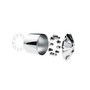 Flat Top Hex Chrome Plastic 33mm Screw-On Lug Nut Cover-Grand General-10338