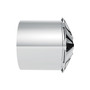 Flat Top Hex Chrome Plastic 33mm Screw-On Lug Nut Cover-Grand General-10338