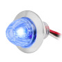 DUAL FUNCTION 1″ MINI PUSH/SCREW WATERMELON LED LIGHT WITH CHROME PLASTIC BEZEL......