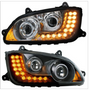 "Blackout" Projection Headlight Assembly For 2008-2017 Kenworth T660