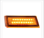35 LED Sequential Turn Signal Light For 2018-2023 Freightliner Cascadia - Amber LED/Amber Lens
