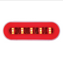 22 LED 6" Oval "GLO" Halo Stop, Turn & Tail Light
