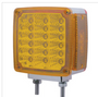 39 LED Reflector Double Face Turn Signal Light - Amber & Red LED/Amber & Red Lens