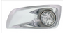 Bumper Light Bezel W/17 Amber LED Reflector Watermelon Lights For 2007-17 KW T660-Clear Lens