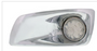 Bumper Light Bezel W/17 Amber LED Dual Func. Watermelon Light For 2007-17 KW T660 -Clear Lens
