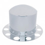 Stainless Dome Rear Axle Cover 2PC Kit With 1-1/2" Nut Cover - Steel Wheel