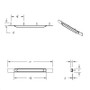 Chrome Top Mud Flap Plate With 28 LED 17" GloLight Bar & Bezel