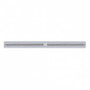 Chrome Top Mud Flap Plate With Two 14 LED 24" Light Bars