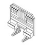 Flat/Open Semi Truck Headache Racks With Split Tray - Iconic Metal Gear