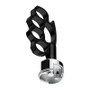 Knuckle Gearshift Knob With 13/15/18 Speed Adapter - Black