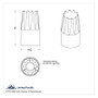 33mm x 3-3/4" Chrome Plastic Crown Nut Covers - Thread-On (60-Pack)