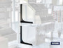 36" Wide T-Handle Aluminum Toolbox Fold Down Door - Iconic Metal Gear