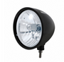Black "Billet" Style Groove Headlight Crystal H4 Bulb
