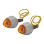 Amber Lighted Bullet Fastener Set (Pair)-Grand General-50670