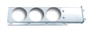 SPRING LOADED MUDFLAP HANGERS W/ 6 – 4″ ROUND LIGHT HOLES – 2.5″ BOLT PATTERN
