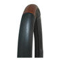 Heavy Duty 18" Dark Wood With Black Leatherette Steering Wheel Covers In Deluxe Wood Grain Series-Grand General-54006
