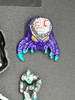 1992 Bluebird Mighty Max Horror Head Droid Invader Complete With Cardback 