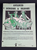 TSR Dungeons and Dragons Permanent Character Folder And Adventure Records 9029 #1