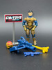 1992 GI Joe Barricade V1 Complete Loose Left Knee 62011