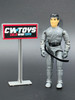 1993 GI Joe Street Fighter 2 Dragon Fortress Ryu Gray 62115