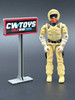 1983 GI Joe Snow Job Incomplete Some Yellowing Loose Knees 62260