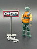 1987 GI Joe Battle Force 2000 Dodger No Mic Broken Gun 48005