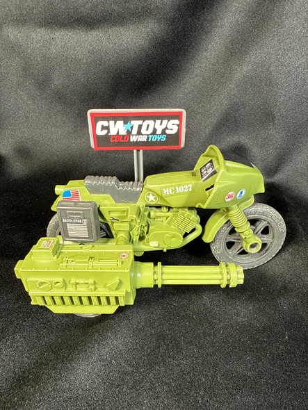 1982 GI Joe RAM Motorcycle With Kickstand Broken Peg 38027