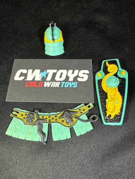 1983 LJN Advanced Dungeons and Dragons Ogre King Helmet Loin Cloth and Shield Accessories 38036
