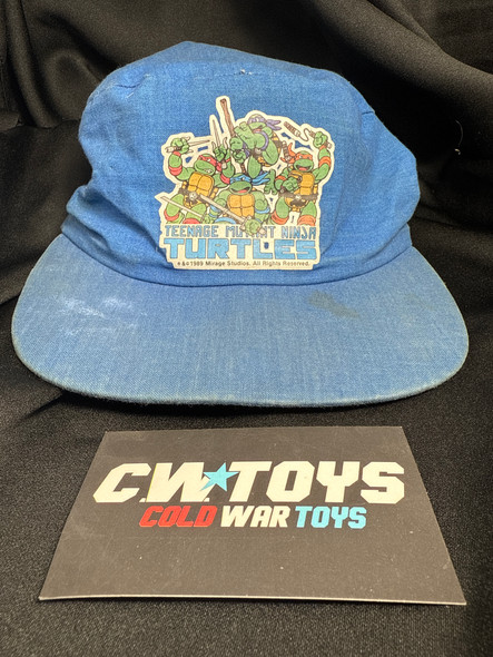 1989 Mirage Studios Blue Teenage Mutant Ninja Turtles Painters Hat