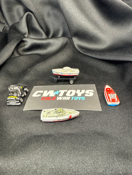 Galoob Micro Machines Boats, Semi, Trailer Lot 47126