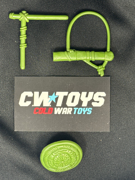 1990 Teenage Mutant Ninja Turtles Sewer Samurai Leo Accessories Lot 49009