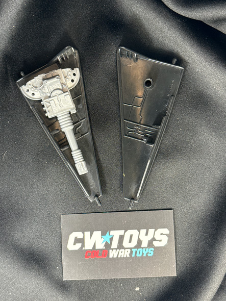 1989 GI Joe Crusader Left and Right Laser Cannon Door With one Cannon Part Piece  87879