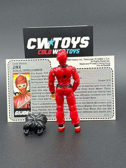 1987 GI Joe Jinx Mailaway Filecard Uncut 39121