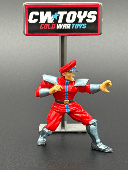 Bandai 1994 Street Fighter 2 Chara Full World Mini PVC Japan Import M Bison 51017