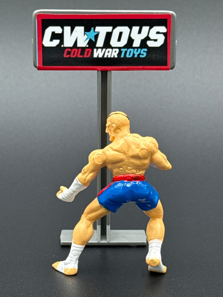 Bandai 1994 Street Fighter 2 Chara Full World Mini PVC Japan Import Sagat 51018