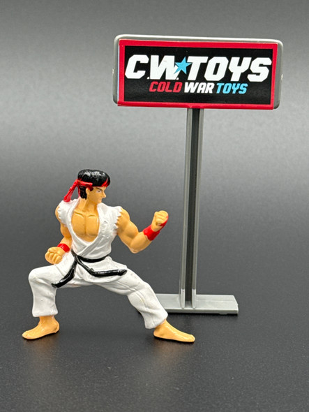 Bandai 1994 Street Fighter 2 Chara Full World Mini PVC Japan Import Ryu 51021