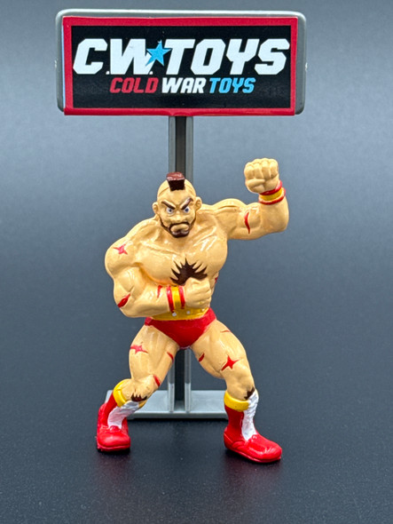 Bandai 1994 Street Fighter 2 Chara Full World Mini PVC Japan Import Zhangief 51022